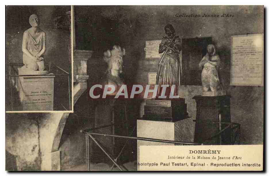 Domrémy — Intérieur de la Maison de Jeanne d'Arc — Phototype Paul Testart, Epinal