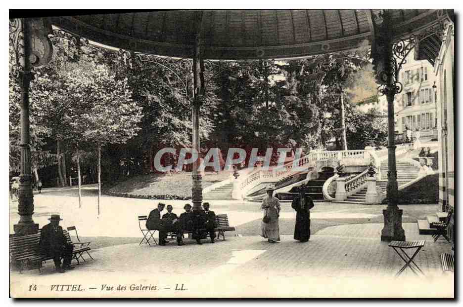 CPA Vittel Vue des Galeries