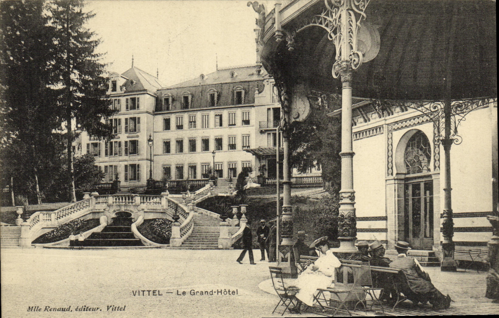 CPA Vittel Le Grand Hotel 