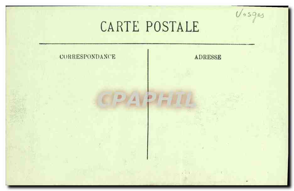 CPA Vittel Les Galeries — Verso