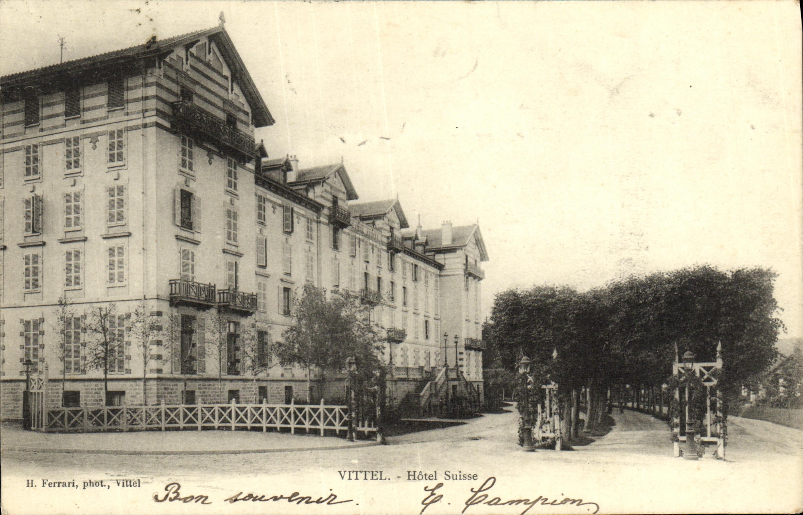 CPA Vittel Hotel Suisse 