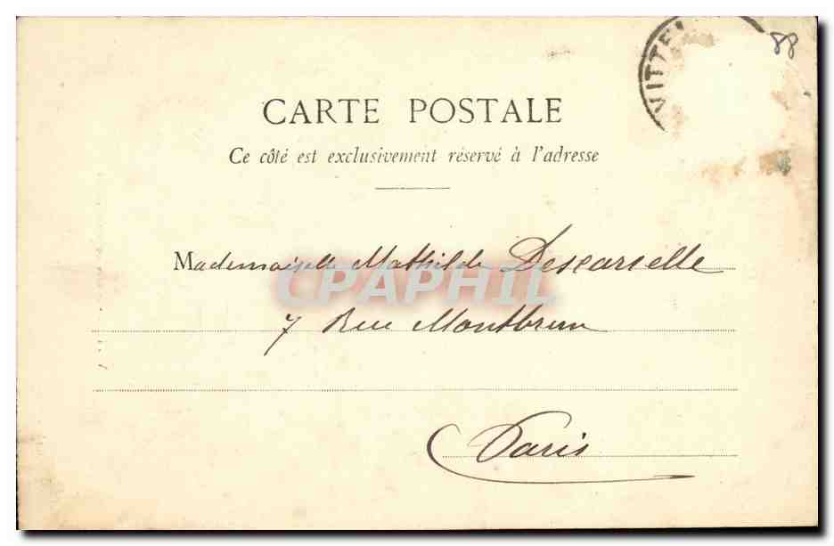 CPA Vittel Source des Demoiselles  — Rückseite