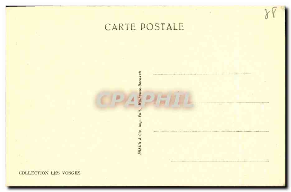 CPA Epinal Eglise St Maurice Portail Des Bourgeois  — Rückseite