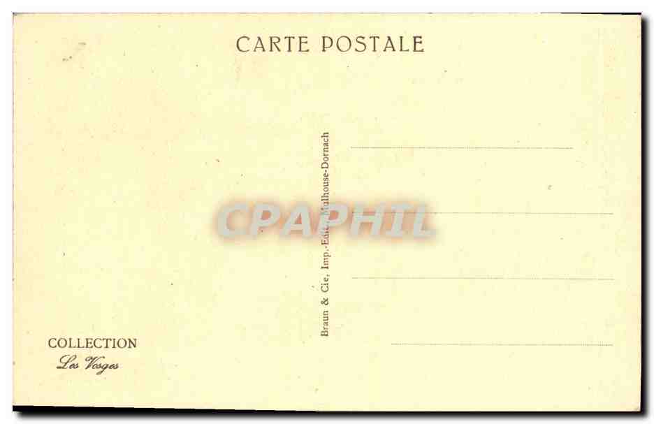 CPA St Die Entree Du Cloitre Depuis La Cathedrale — Rückseite
