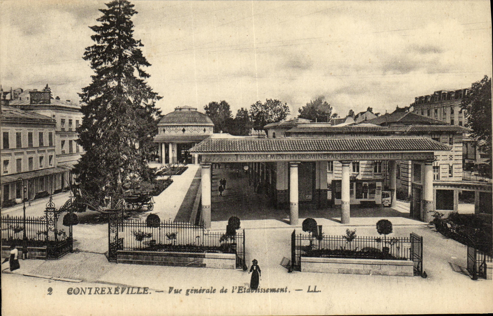 CPA Contrexeville Vue Generale de L Etablissement 