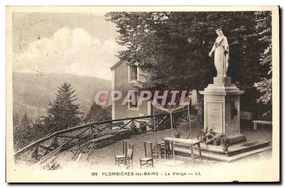 CPA Plombieres Les Bains La Vierge 