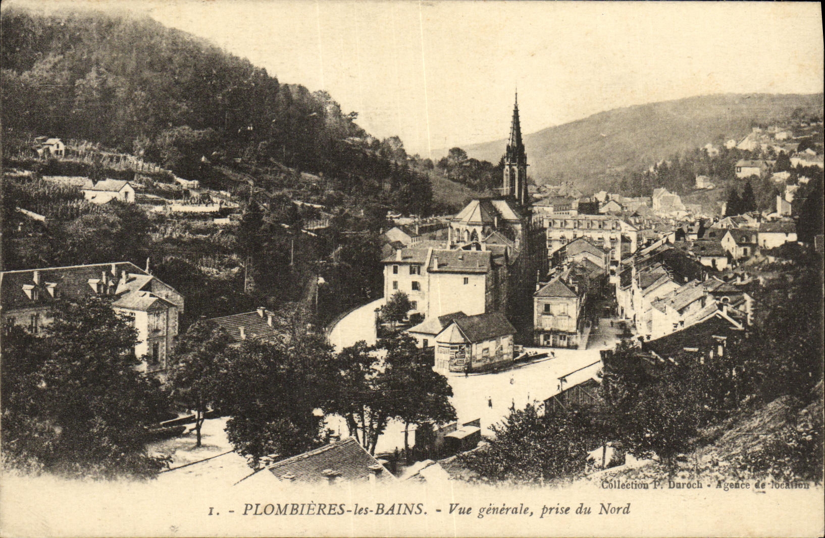 CPA Plombieres Les Bains Vue Generale Prise Du Nord 