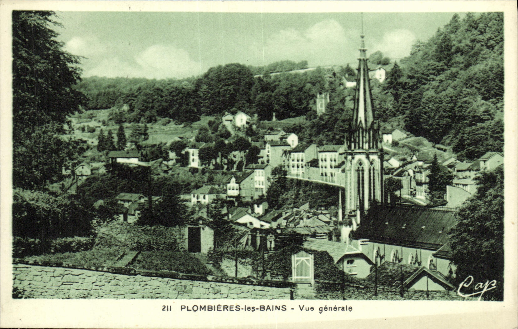CPA Plombieres Les Bains Vue Generale