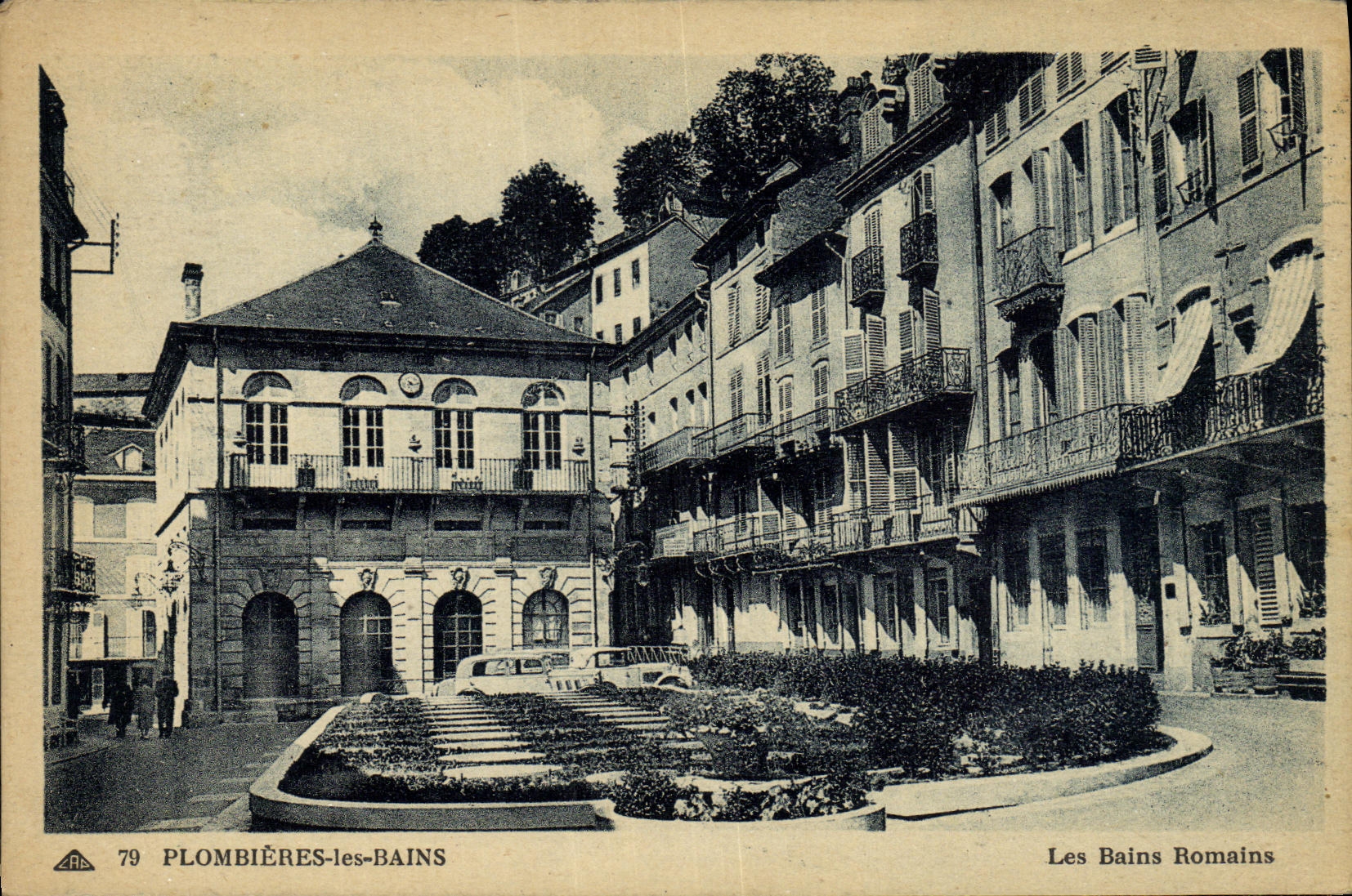 CPA Plombieres Les Bains Les Bains Romains