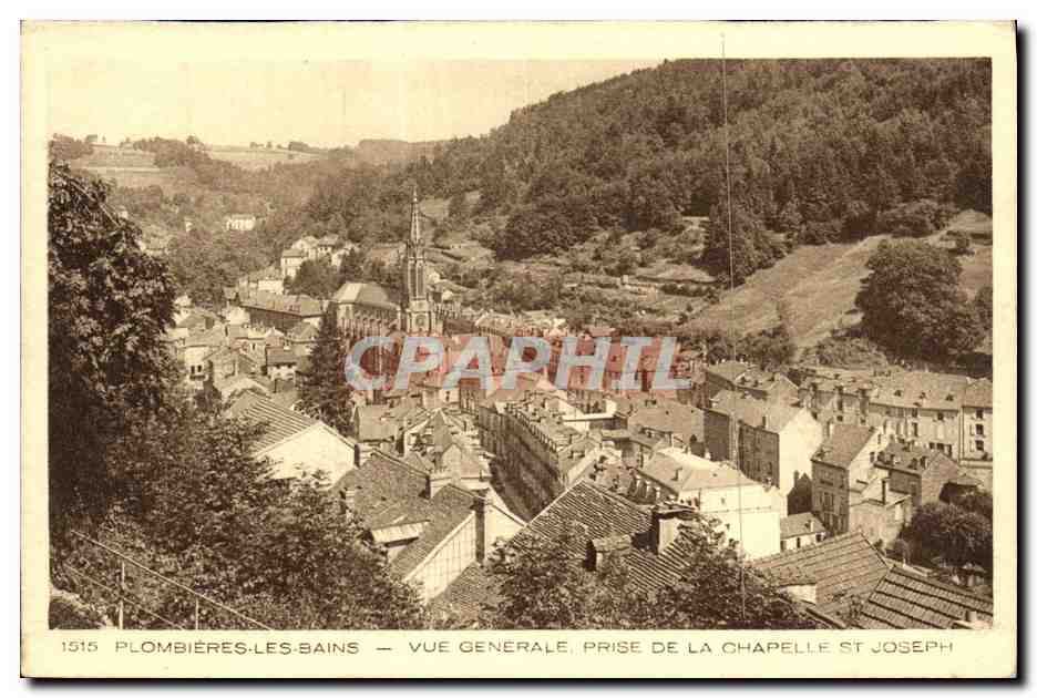 Plombières-les-Bains — Vue générale prise de la chapelle Saint Joseph — n° 1515
