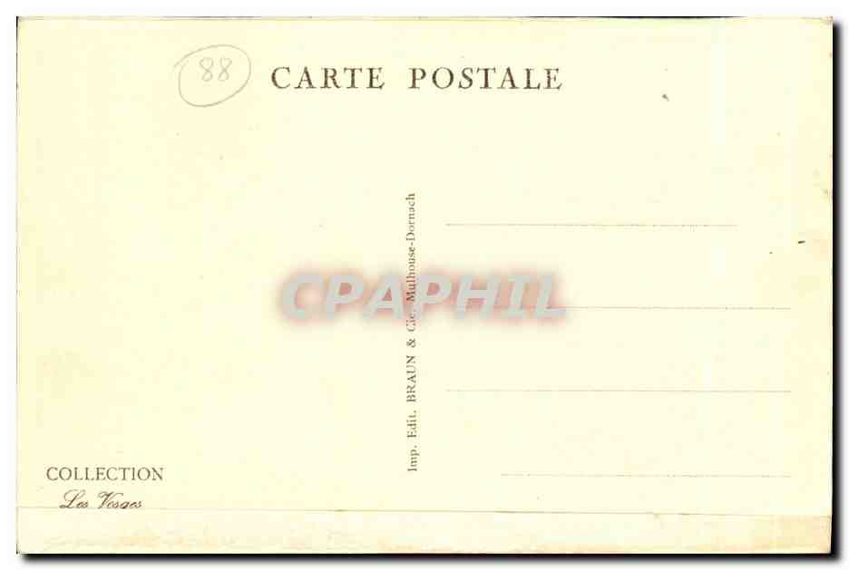 Plombières-les-Bains — Vue générale prise de la chapelle Saint Joseph — n° 1515 — Verso
