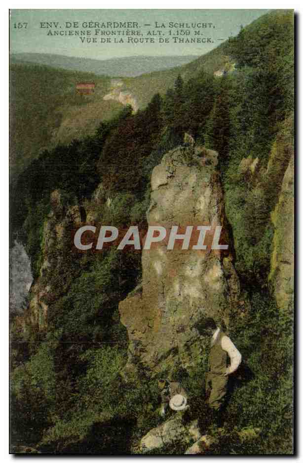 Env. de Gérardmer — La Schlucht, ancienne frontière, vue de la route de Thanecck — n° 157