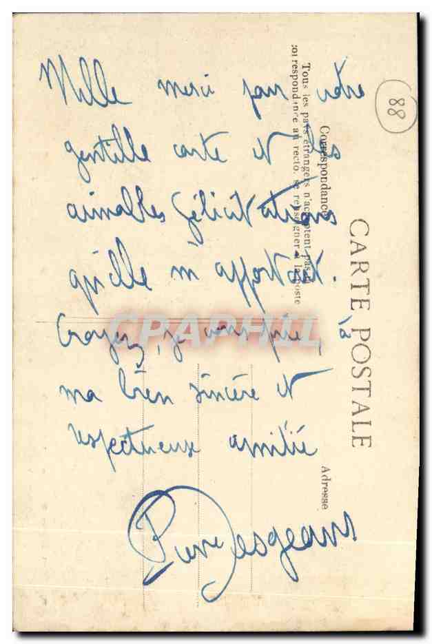 Gérardmer — La Roche du Page - Longemer und der Hohneck — A. Largeron, Bij. — Reproduktion verboten — Rückseite