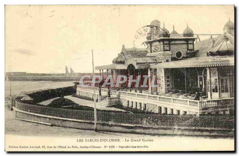 Les Sables-d'Olonne - Das Grand Casino — Edition Lucien Aminaud, Nr. 1332