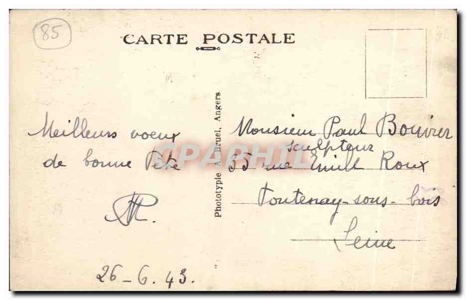 Les Sables-d'Olonne (Vendée) — Un joli coin du Port — A. B. — Back