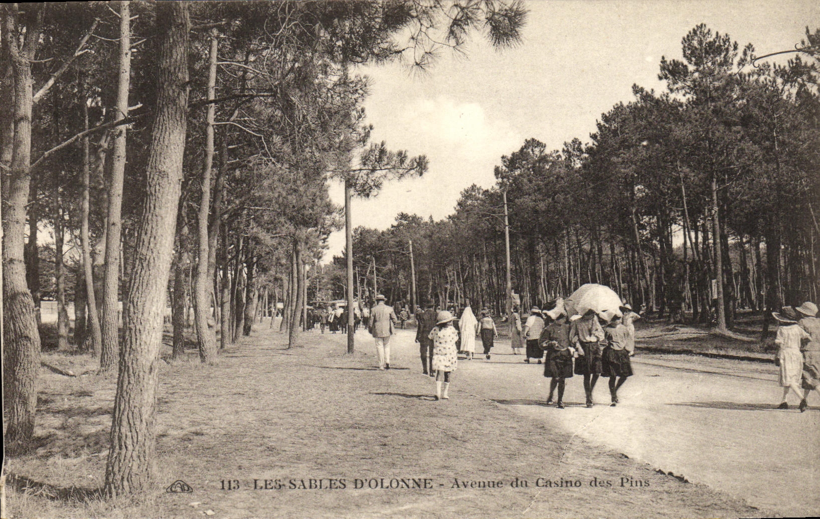 CPA Les Sables D Olonne Avenue du Casino des Pins