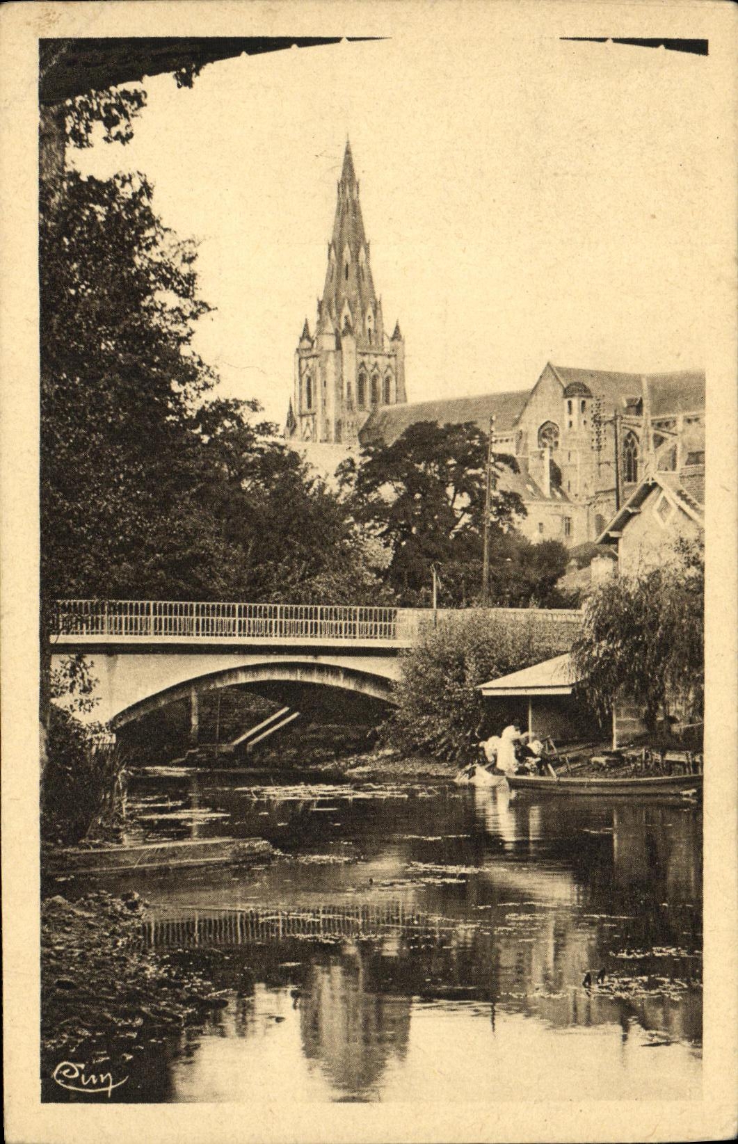 CPA Saint Maixent L Ecole Pont De la Sevre 