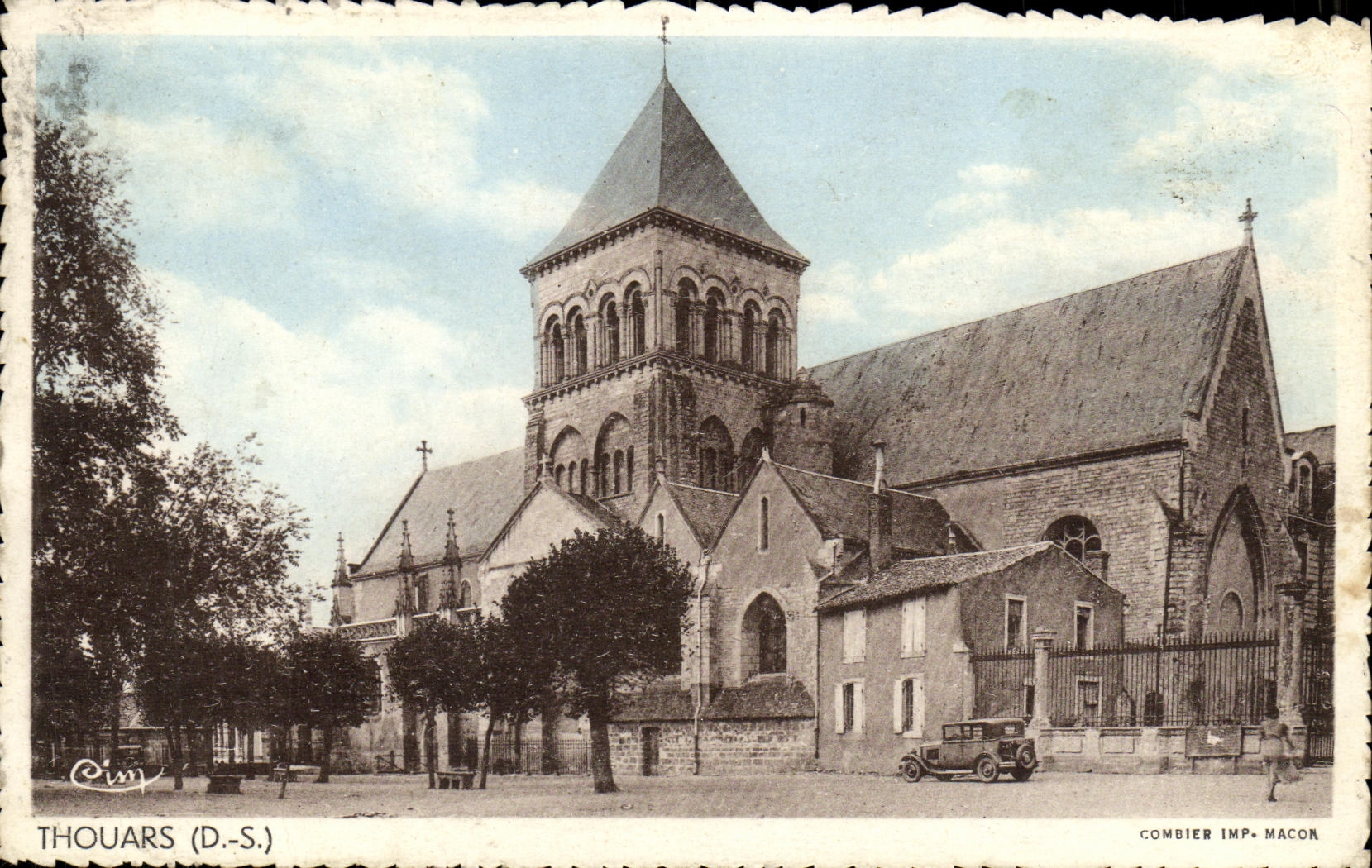 Thouars (D.-S.) — Église — Combier Imp. Macon