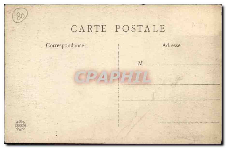 Montdidier - Pensionnat de Jeunes Filles - Vue intérieure — Librairie L. Vallée, éditeur, n°37 — Rückseite