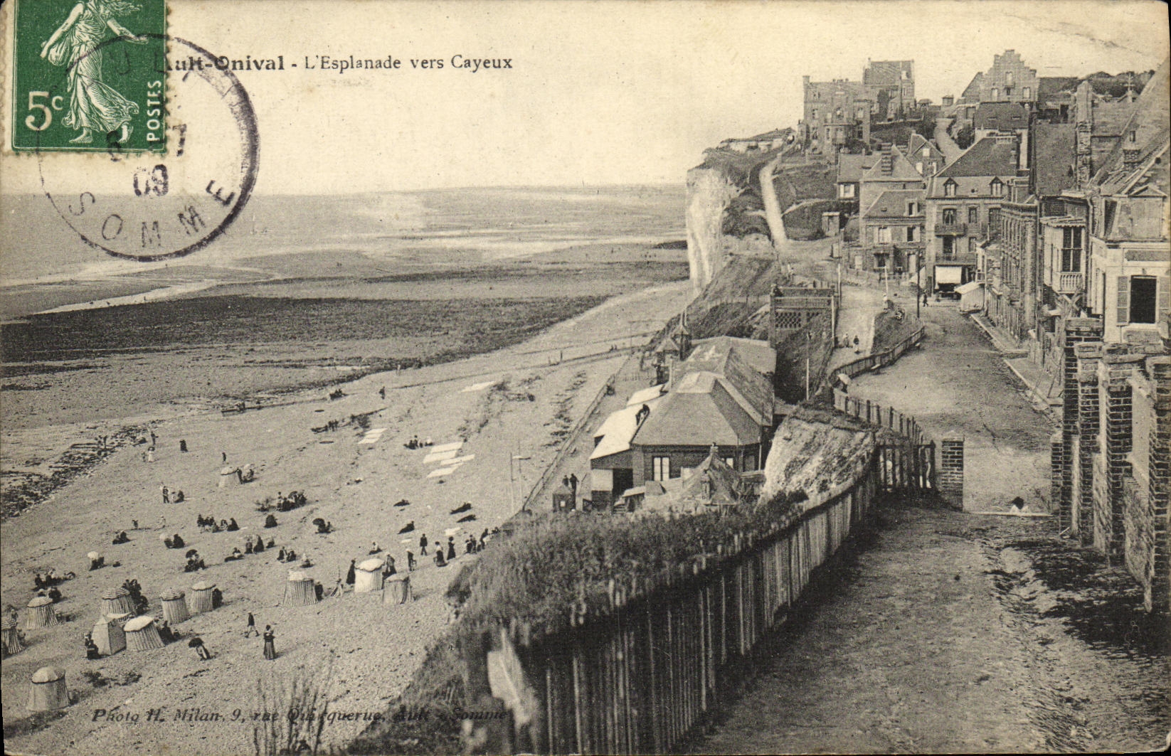 CPA Onival L Esplande Vers Cayeux