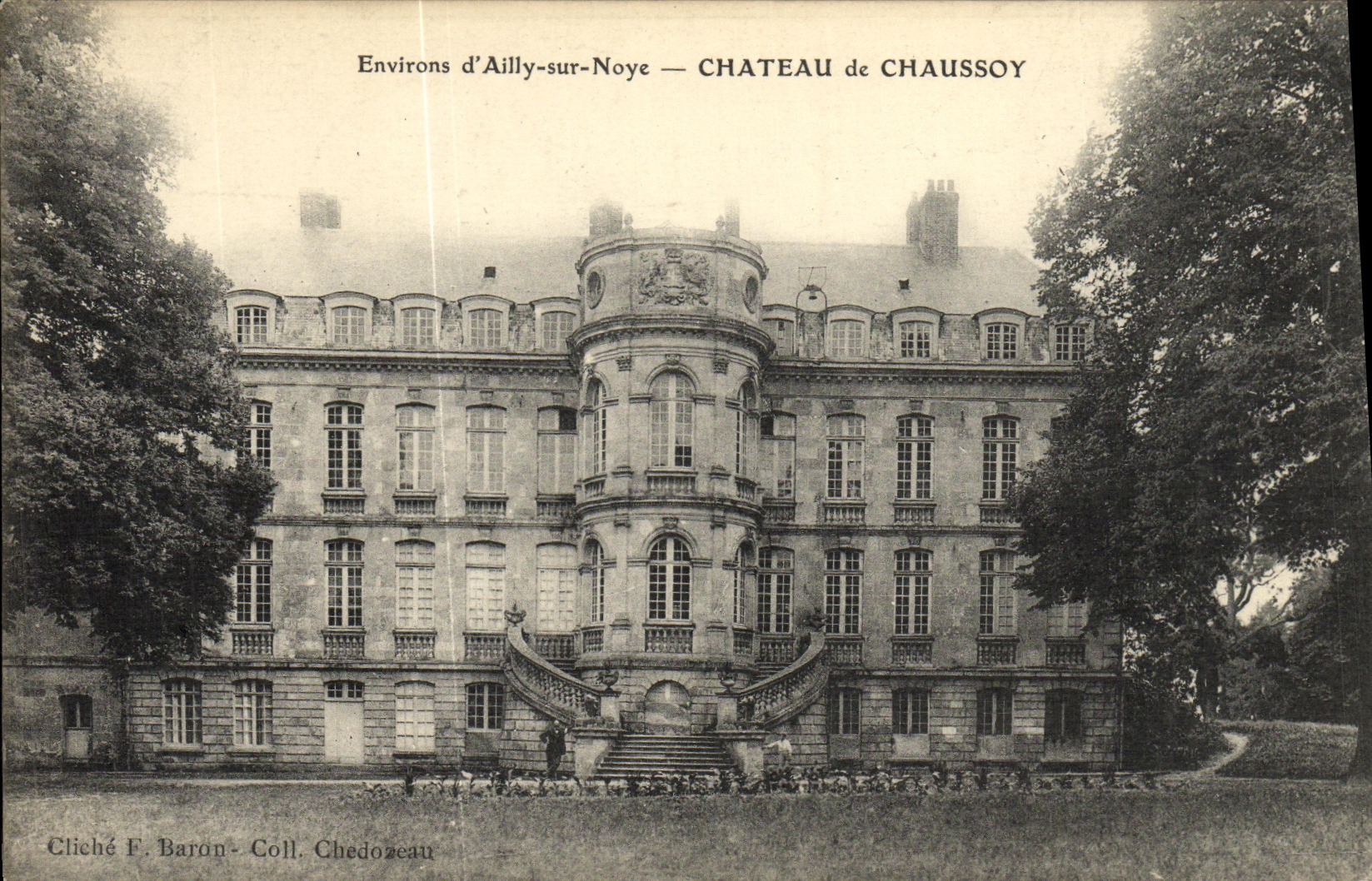 CPA Environs d Ailly Sur Noye Chateau de Chaussoy 