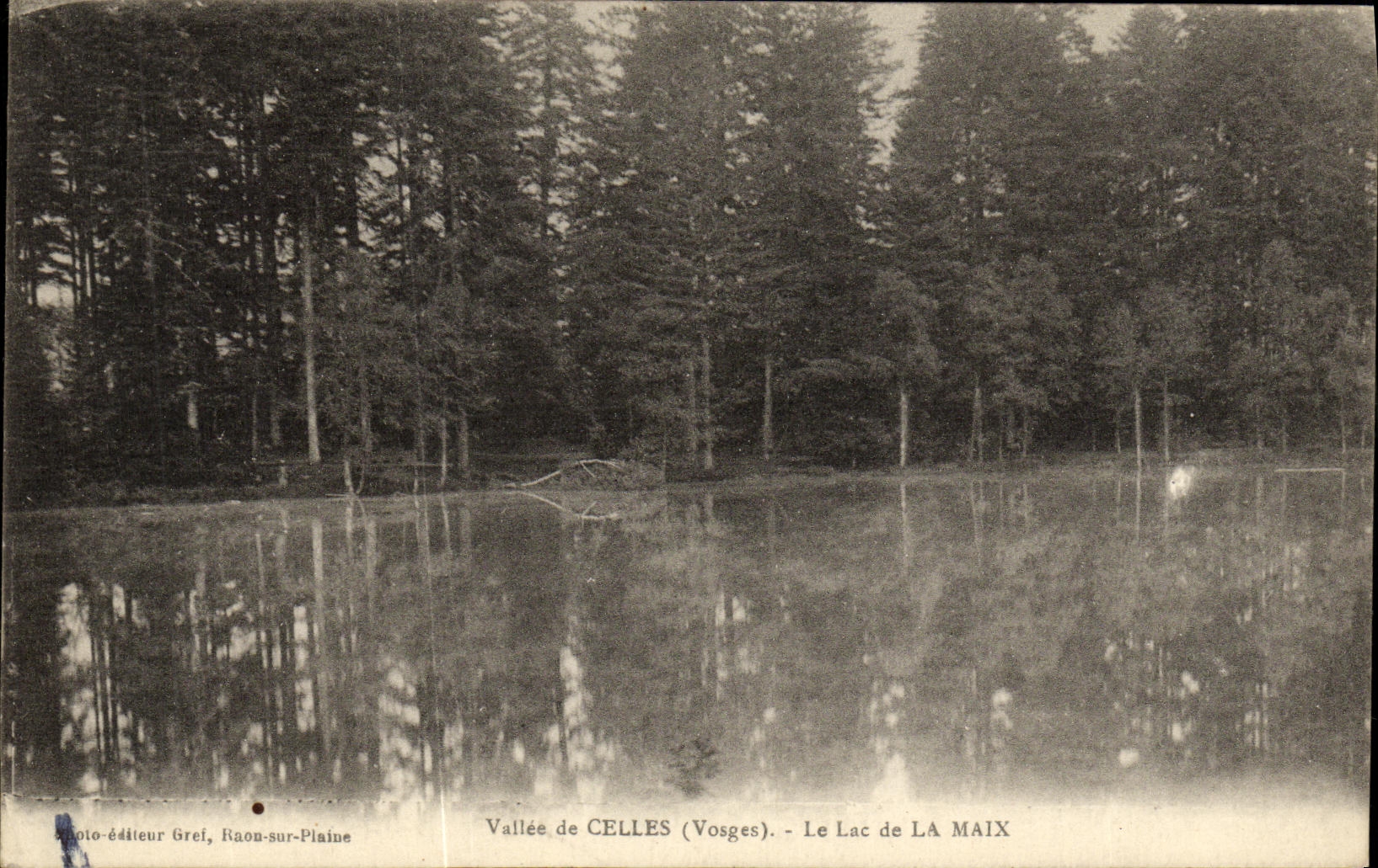 Vallée de CELLES (Vosges) — Le Lac de LA MAIX — Photo-éditeur Greif, Raon-sur-Plaine