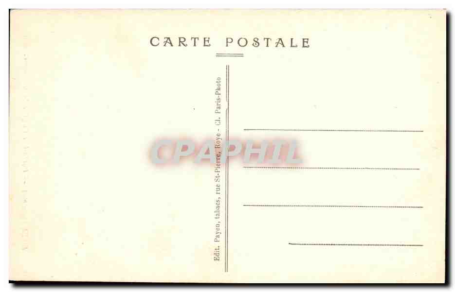 CPA Roye Portail de L Eglise Saint Pierre  — Back