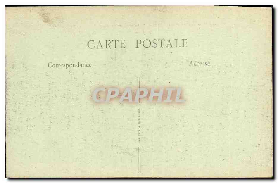 CPA Ham Blocs de Pierres Provenant de la Grosse Tour  — Back
