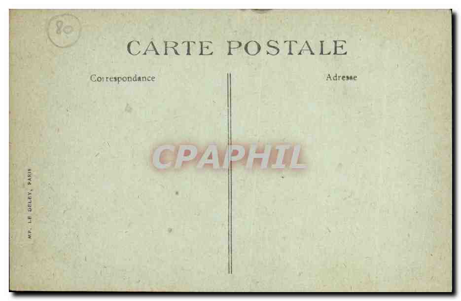 CPA Fort Mahon Plage La Plage Rive Droite  — Rückseite