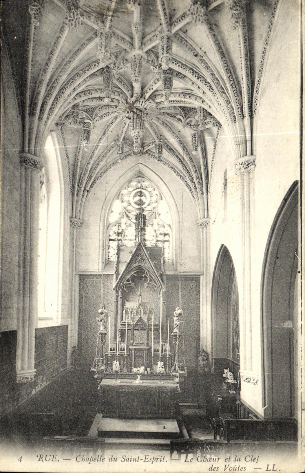 CPA Rue Chapelle du Saint Esprit Le Choeur et La Clef 