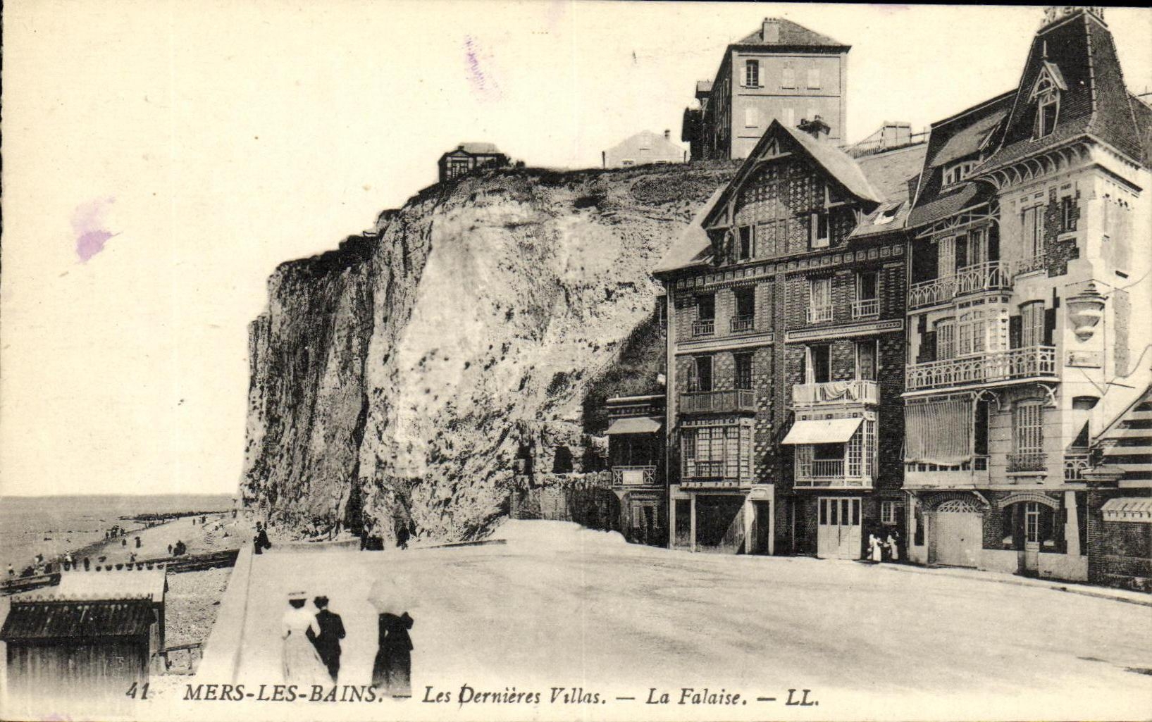 CPA Mers les Bains Les Dernieres Villas La Falaise