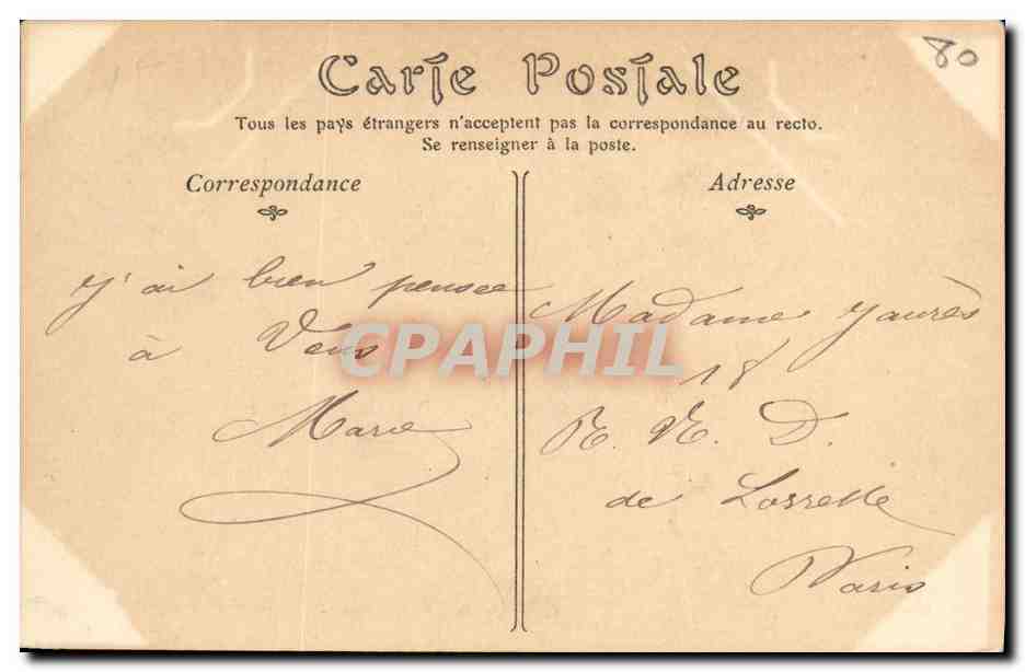 CPA Mers les Bains La Promenade de la Plage et Le Casino  — Verso