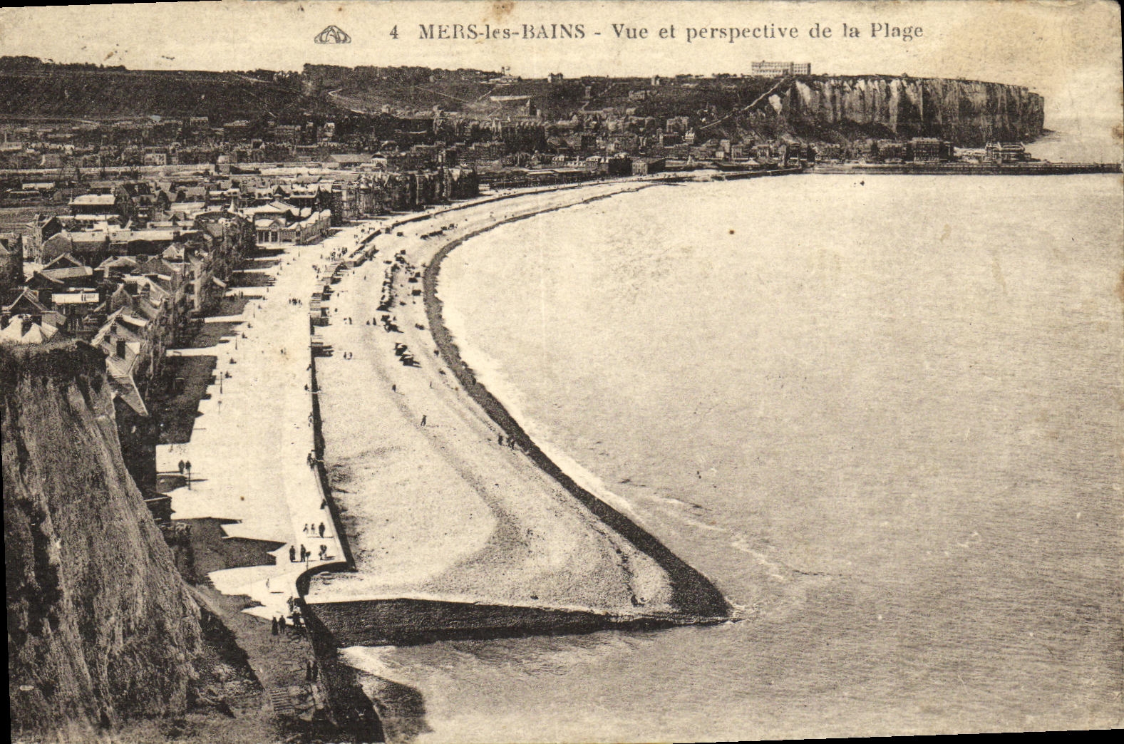CPA Mers les Bains Vue Et Perspective de la Plage