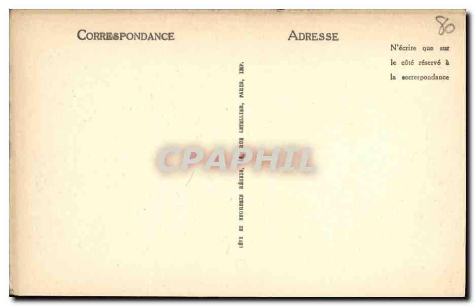 CPA Mers les Bains Promenade de la Plage  — Verso
