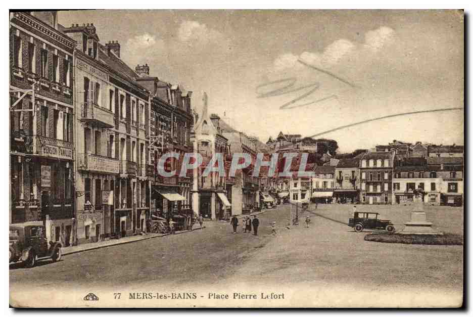 CPA Mers les Bains Place Pierre Le Fort 