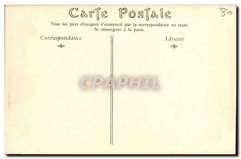 CPA Mers les Bains La Plage a Maree Basse — Verso