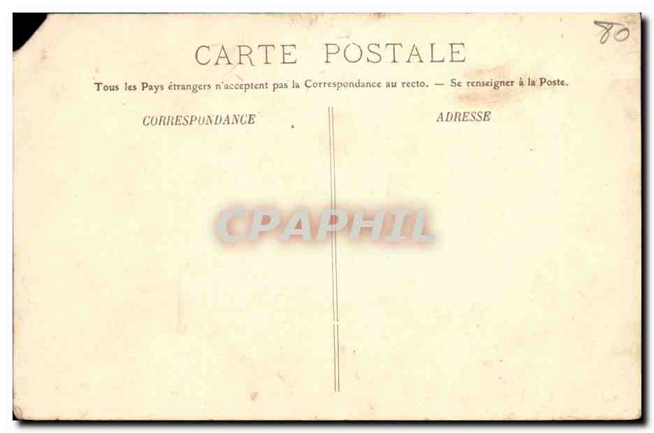 CPA Mers La Plage et La Digue  — Verso