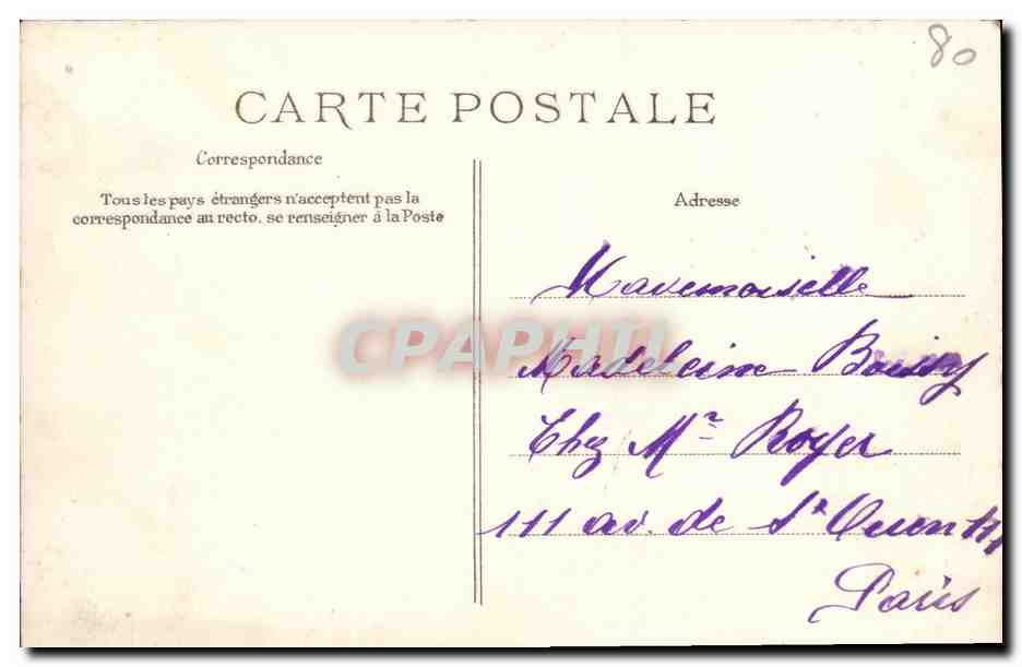 CAYEUX-SUR-MER — Brigton, pris du Phare — éditeur anonyme, n° 433 — Back