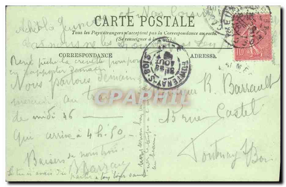 GAYEUX — La Plage — LL. — n°312 — Reverso