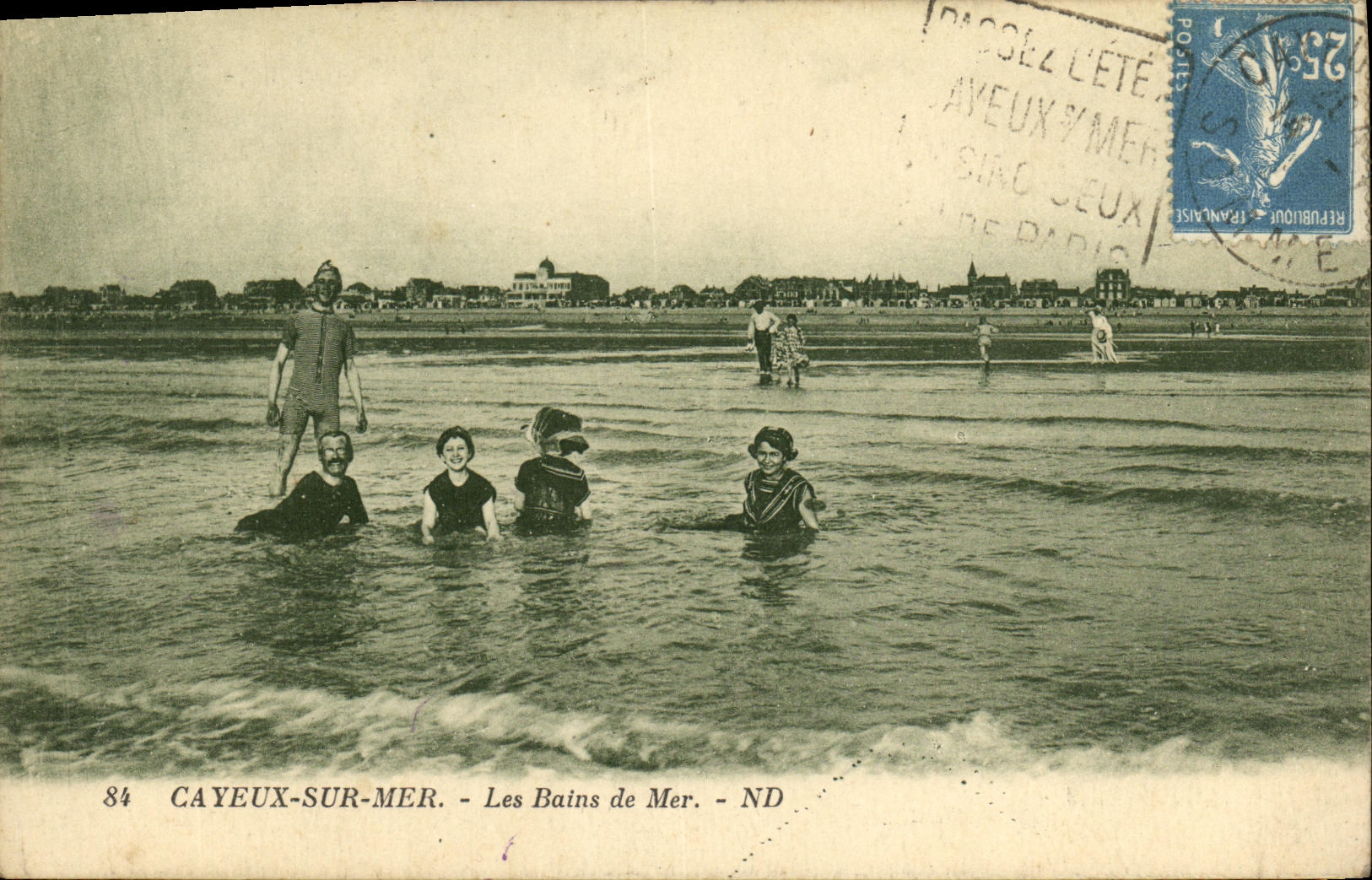 CPA Cayeux Sur Mer Les Bains De Mer 