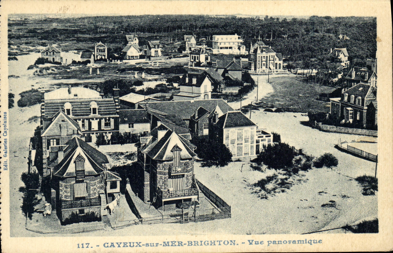 CPA Cayeux Sur Mer Brighton Vue Panoramique