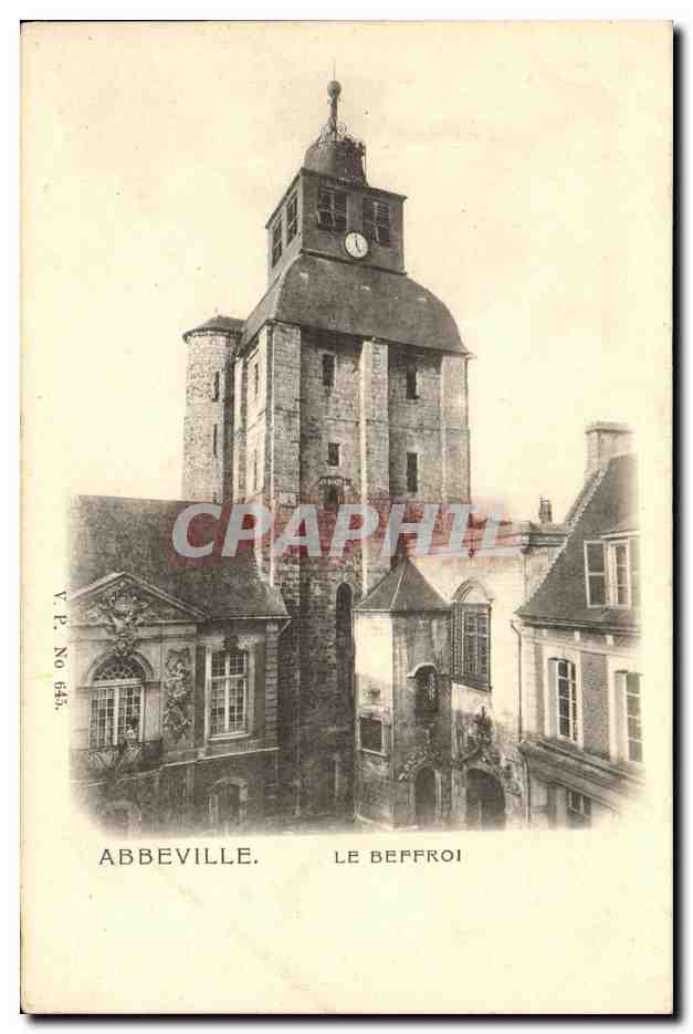 CPA Abbeville Le Beffroi 