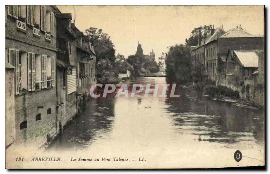 Abbeville — La Somme au Pont Talence — LL. n°131