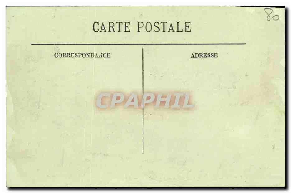 CPA Amiens La Cour d Appel et la Cathedrale  — Back
