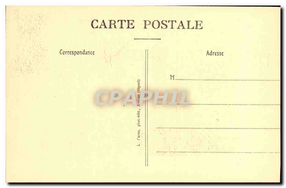 CPA Amiens Cathedrale Stalles du Choeur La mort de Jacob — Verso