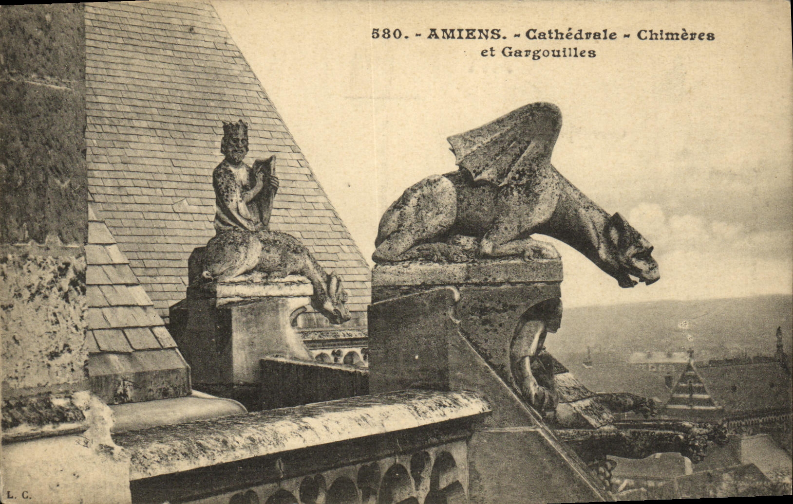 Amiens - Kathedrale - Chimären und Wasserspeier