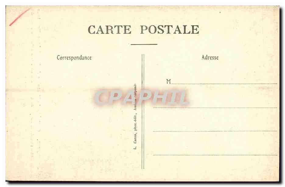 CPA Amiens Cathedrale Histoire de Saint Jean Baptiste Saint Jean construisant en prison Saint Jean accuse Herode — Back