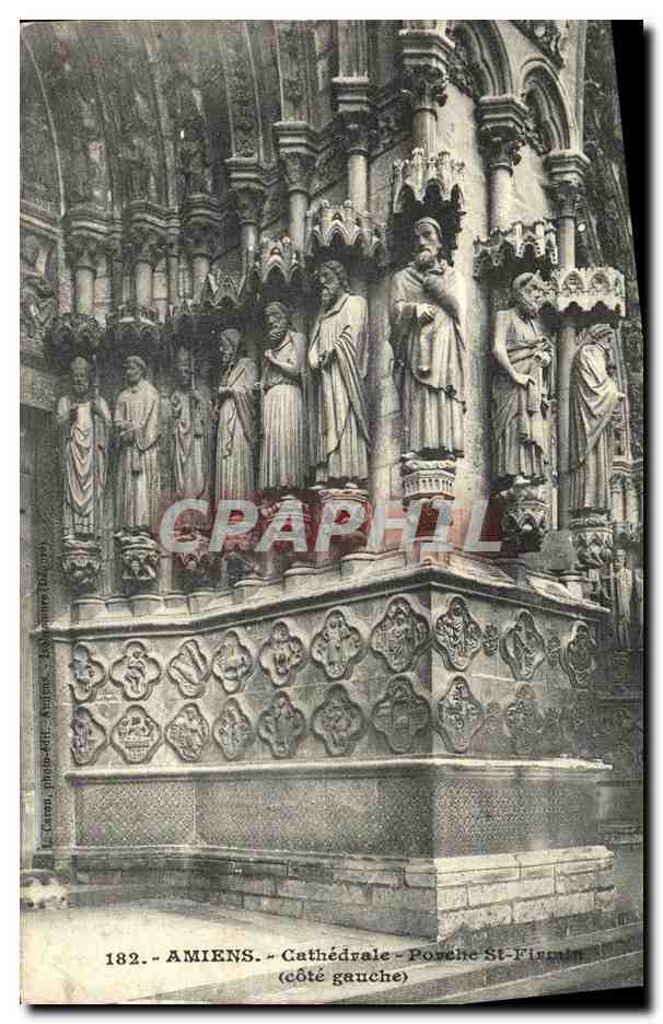 CPA Amiens Cathedrale Porehe St Firmin 