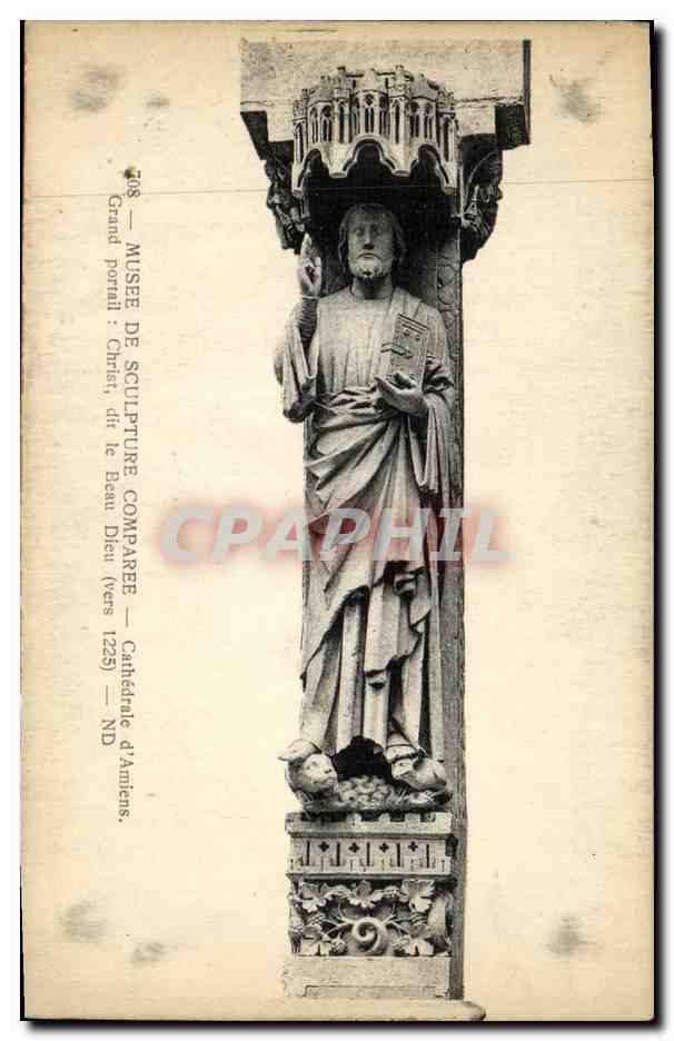 Christ, dit le Beau Dieu — Grand portail — Cathédrale d'Amiens — Musée de Sculpture Comparée
