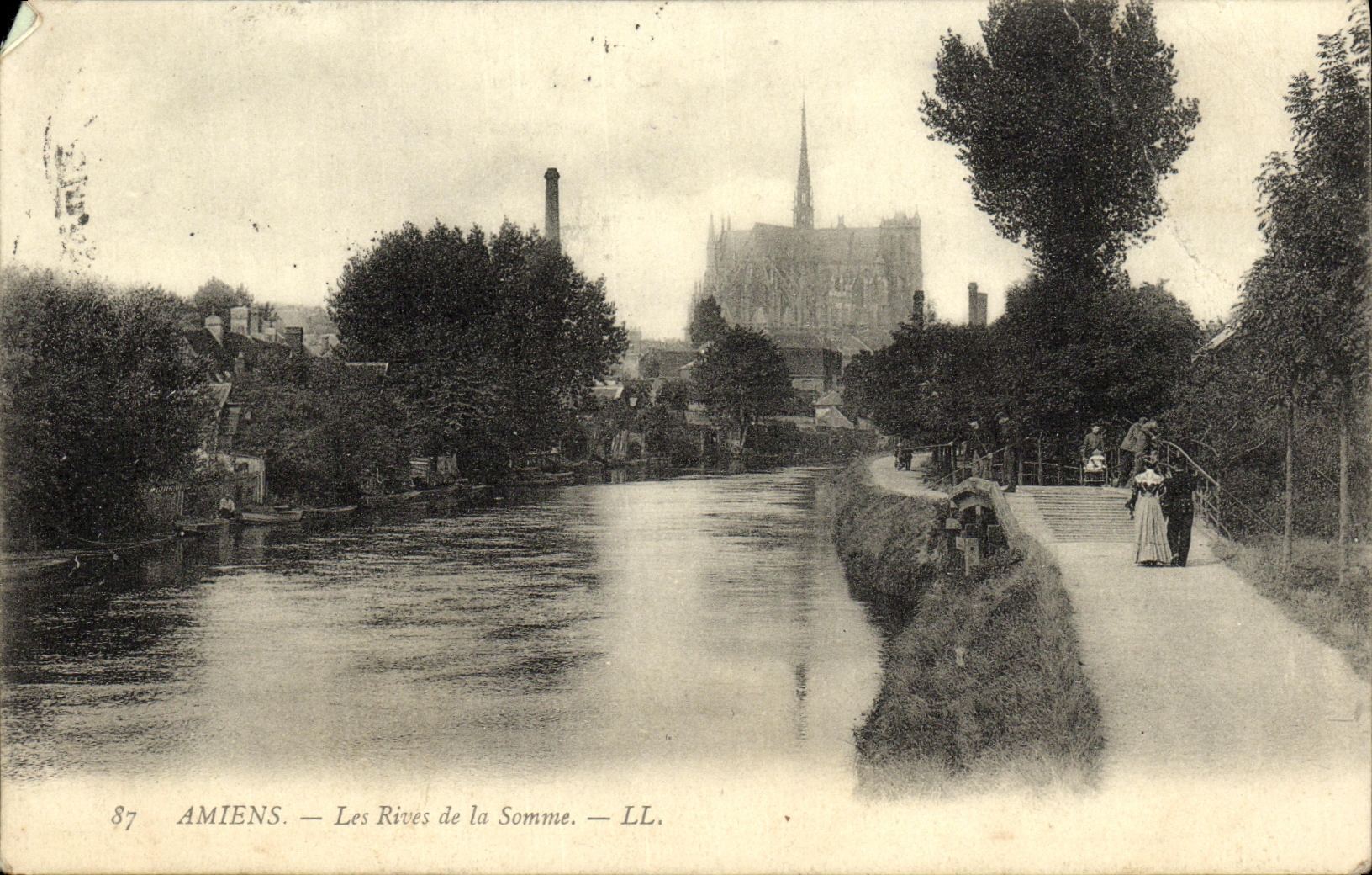 CPA Amiens Les Rives de La Somme